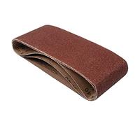Trend Courroie de ponçage abrasive en oxyde d'aluminium, 75 x 457 mm, grain 120, AB/B75/120A, Lot de 3