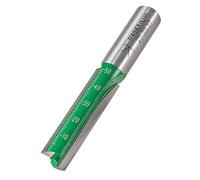 Trend CraftPro C153SX1/2TC Fraise droite à deux cannelures, tige de 12,7 mm, diamètre de coupe de 12,7 mm et longueur de coupe de 50 mm, pointe en carbure de tungstène