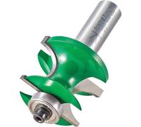 Trend CraftPro Fraise à Congé, Queue de 12.7mm, Diamètre de Coupe 38.1mm & Longueur de Coupe 26mm, Rayon 9.5mm, Plaquettes Carbure de Tungstène, Guidée par Roulement, C216X1/2TC