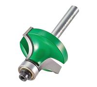 Trend C078AX1/4TC Craft Pro 0,635 cm Tige guidée arrondie sur fraise à défoncer Bit C078AX1/4TC Diamètre 31,7 mm Longueur de coupe 18 mm Rayon 11 mm Roulements 9,5 mm et 12 mm Pointe en carbure de tungstène