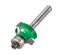 Trend CraftPro Fraise à Défoncer à Arrondir Guidée, Queue de 1/4 Pouce, Rayon de 6mm, Longueur de Coupe de 12mm, Comprend Plusieurs Roulements, Pointe en Carbure de Tungstène, C075AX1/4TC