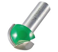 Trend CraftPro Fraise à Défoncer Cavetto, Queue de 1/2 Pouce, Rayon de 12,7mm et Diamètre de Coupe de 25,4mm, Carbure de Tungstène, C058X1/2TC