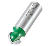 Trend CraftPro Fraise à Défoncer Cavetto, Queue de 1/2 Pouce, Rayon de 6,35 mm et Diamètre de Coupe de 7,9 mm, Pointe en Carbure de Tungstène, C054X1/2TC