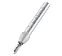 Trend CraftPro Fraise à défoncer Cavetto, Queue de 1/4 pouce, Rayon de 1,6 mm et Diamètre de coupe de 3,2 mm, Embout en carbure de tungstène, C050X1/4TC