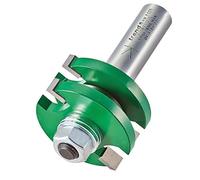 Trend CraftPro C158X1/2TC Fraise à défoncer à rainure et languette, tige de 1/2", longueur de coupe de 3,2 mm et diamètre de coupe de 9,5 mm, pointe en carbure de tungstène, C158X1/2TC