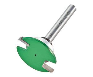 Trend CraftPro Fraise à rainurer pour joint d'étanchéité, queue de 1/4 pouce, diamètre de coupe 34 mm et longueur de coupe 2,8 mm, plaquettes en carbure de tungstène, guidée par roulement, C212AX1/4TC