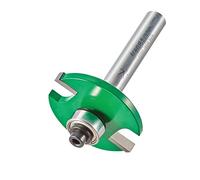 Trend CraftPro fraise à rainurer pour lamelles à roulement, queue 8 mm | Fraise des rainures pour lamelles n° 0, 10 et 20, avec coupe de 4 mm et tranchants carbure, C152X8MMTC