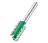 Trend CraftPro Fraise droite 2 flûtes, queue 1/4 pouce, Ø12,7 x 25,4 mm | Coupe droit dans le bois, diamètre 12,7 mm et longueur de coupe 25,4 mm, carbure de tungstène C021X1/4TC