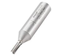 Trend CraftPro C002X1/2TC Fraise droite à deux cannelures, tige de 1,27 cm, diamètre de coupe de 4 mm et longueur de coupe de 11,1 mm, pointe en carbure de tungstène