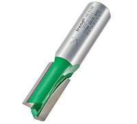 Trend CraftPro Fraise Droite Deux Flûtes, Queue de 1/2 Pouce, Diamètre de Coupe 12,7mm & Longueur de Coupe 25,4mm, Plaquettes en Carbure de Tungstène, C021X1/2TC