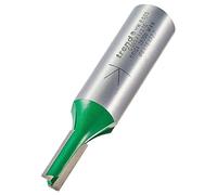 Trend CraftPro C005X1/2TC Fraise droite à deux cannelures, tige de 1/2", diamètre de coupe de 6 mm et longueur de coupe de 16 mm, pointe en carbure de tungstène