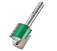 Trend CraftPro Fraise Droite Deux Flûtes, Queue de 1/4 Pouce, Diamètre de Coupe 19,1mm, Longueur de Coupe 19,1mm, Plaqué Carbure de Tungstène, C029X1/4TC