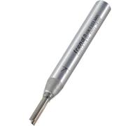 Trend CraftPro Fraise Droite Deux Flûtes, Queue de 1/4 Pouce, Diamètre de Coupe 3,2mm & Longueur de Coupe 9,5mm, Plaquettes en Carbure de Tungstène, C001X1/4TC