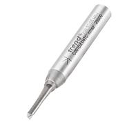 Trend CraftPro C001DX1/4TC Fraise à défoncer droite à deux cannelures, tige de 6,3 mm, diamètre de coupe de 3 mm et longueur de coupe de 11 mm, pointe en carbure de tungstène, C001DX1/4TC