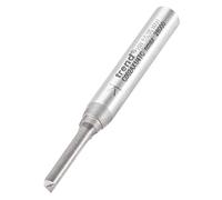 Trend CraftPro C002AX1/4TC Fraise droite à deux cannelures, tige de 6,35 mm, diamètre de coupe de 4 mm et longueur de coupe de 16 mm, pointe en carbure de tungstène