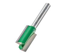 Trend CraftPro Fraisoir 2 coupes droites, queue 1/4 pouce, diamètre 15 mm, longueur 25 mm, pointe carbure tungstène, C024AX1/4TC
