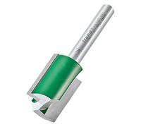 Trend CraftPro Fraisoir 2 coupes droites, queue 1/4 pouce, diamètre coupe 18 mm, longueur coupe 25 mm, pointe carbure tungstène, C028AX1/4TC