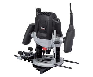 Trend Défonceuse plongeante 12 mm à vitesse variable, 2100W, 230V EU, profondeur de plongée 50 mm, défonceuse pour usages multiples, T7EK/EURO