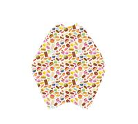 Trend Design BasicKids Cutting Cape - Hooks Candy Print