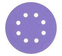 Trend Disques abrasifs en film, 125 mm, 60/120/180/240 grains, ponceuses orbitales aléatoires, 25 pièces, AB/125/M25