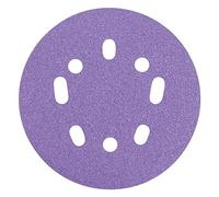 Trend Disques de ponçage abrasifs à orbite aléatoire en zirconium, 125 mm, grain 80, AB/125/80Z/B, lot de 50