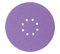 Trend Disques de ponçage zirconium 225 mm, grain 40, lot de 10 | Inclut 10 disques zirconium 225 mm grain 40, pour ponceuses à orbite aléatoire, enlèvement rapide, AB/225/40Z