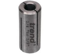 Trend Douille de Réduction, 6,35mm à 12mm pour Fraises à Queue Plus Petite, CLT/SLV/6312