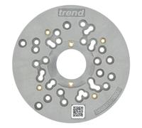 Trend embase universelle pour affleureuse, 150 mm, pour 6,35 mm