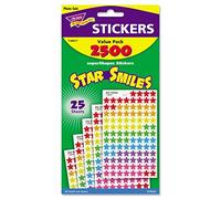 TREND Enterprises, Inc. T-46917 Lot de 2 500 autocollants Star Smiles SuperShapes