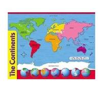 TREND enterprises, Inc. The Continents Learning Chart, 17 x 22 G