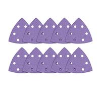 Trend Feuilles abrasives delta en oxyde d'aluminium, 93 mm, grain 180, AB/OSC/180A, lot de 10, Violet
