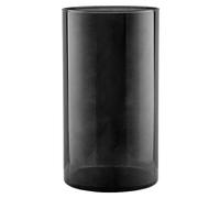 TREND FOR HOME Grand Vase Cylindrique en Verre Coloré Graphite 5120 ML Ø 15.8 cm Magnolia Smoky Centre de Table Mariage