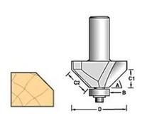 Trend Fraise À Chanfreiner À 45 Degrés Avec Guidage Par Roulement G