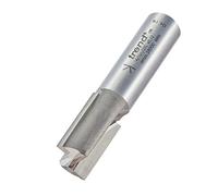 Trend Professionnel Fraise à Défoncer Deux Flûtes, Queue 1/2 Pouce, Diamètre de Coupe 15mm, Longueur de Coupe 25mm, Plaqué Carbure de Tungstène, 4/1X1/2TC