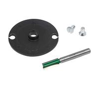Trend Fraises lettres & chiffres avec bagues, queue 6,35 mm | Inclut fraises pour lettres et chiffres et bagues de guidage pour gabarits, queue 6,35 mm TEMP/LN57X1/4