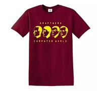 Trend Gear Computer World T-shirt Kraftwerk Cadeau amusant, bordeaux, M