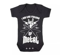 Trend Gear Grenouillère unisexe pour bébé/rock/métal/crâne/tatouage/drôle/tout-petit/nouveau-né/cadeau/body, I M THE FUTURE OF METAL, 6-12 Months