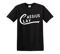 Trend Gear T-shirt Cassius Clay Tribute Mohamed Ali Boxing Sonny Liston Top Tee, Noir , XXL