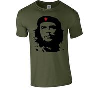 Trend Gear T-shirt pour homme avec silhouette de Che Guevara - Style rétro - Révolution politique Cuba, T-shirt, L