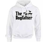 Trend Gear The DogFather Sweat à capuche unisexe parodie chien, blanc, L