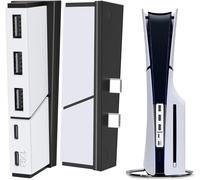 Trend Hub USB 5 Ports pour PS5 Slim Adaptateur Hub répartiteur d'extension USB Haute Vitesse Compatible avec Playstation 5 Slim Disc et Console de Jeu numérique