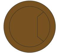 Trend Inserts de passage de câbles CTI/80, lot de 3, ABS, Ø 80 mm | Inclut 3 inserts de passage de câbles, plaque à charnière à ressort pour fils bien rangés sur bureaux, CTI/80/PK2