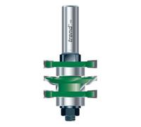 Trend Jeu de fraises Ogee profil/contre-profil, queue 8 mm, 41 x 17 mm | Inclut un jeu de fraises à profil Ogee à plaquettes carbure pour fraiser les profils, queue 8 mm C155X8MMTC