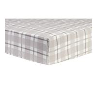 Trend Lab Gris et blanc Plaid Deluxe Flanelle Drap de berceau