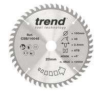 Lame de scie circulaire bois Trend 160x20 48Z