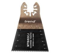 Trend Lames Multi-Outils, lot de 5, 68 mm dents grossières style japonais en acier CrV pour bois et plaques de plâtre, compatibilité universelle avec les principales marques, MTB/63CJ