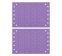 Trend lot de 10 abrasifs 1/2 feuille oxyde d'aluminium 115x230, grain 120