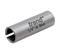 Trend Manchon de réduction Collet, manchon de 6,35 mm à 8 mm pour fraises à queue plus petite, CLT/SLV/638