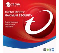 Trend Micro Maximum Security (1 Pc - 3 Ans) - Clé De Licence