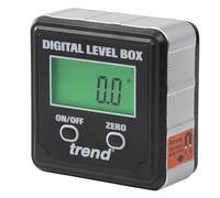 Trend niveau numérique et rapporteur d'angle, base magnétique, LCD | Mesure avec précision les angles sur défonceuse, scie sur table et scie à onglets, avec base magnétique et écran LCD, DLB